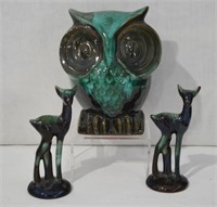 3 pcs BMP - Rare Owl Bank - 2 Small Fawns