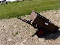 Lawn wagon it tilts with end gate nice