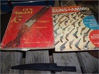 2 gun books and gun case