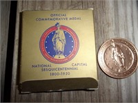 Coin 1800-1950 and 1938 band pendant