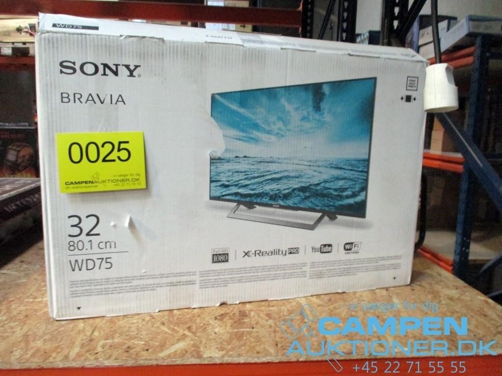 Sidst Reduktion Klasseværelse Sony KDL-32WD753 – 32” Full-HD LED-TV | Campen Auktioner A/S