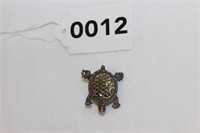 Sterling 925 Turtle Pin