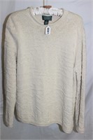 Ralph Lauren Sweater Silk Sz XL