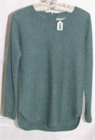 Max Studio Green 2-Ply Cashmere Sweater Sz XS