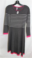 Gray and Pink Sweater Dress Sz XS