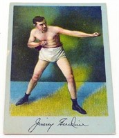 T-225 1911 Jimmy Gardiner Boxing Card - Oxfords
