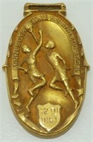 1925 Basketball Gold Charm - Minnesota State H.S.