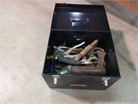 metal box and contents of tool
