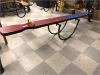 Child's Painted 8' Long Teeter Totter