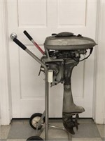 Small Vintage Champion Outboard Motor