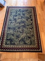 Two Matching Contemporary Area Rugs
