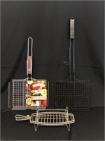 3 Wire Grilling Baskets