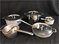 5 Pieces of Stainless Steel Cookware