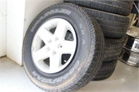 4 Wrangler Goodyear Tires/Rims