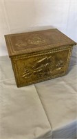 Early Brass box with ships
16 in long
11 in