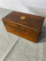 ROSEWOOD 19TH CENT TEA BOX
