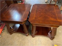 PR OF MODERN INLAID END TABLES