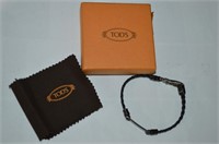 Tods (Italy) Men's Leather Bracelet  MSRP $180