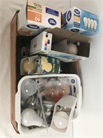 Box of Misc. Light Bulbs