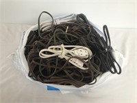 Bag of Misc. Household Extention Cords