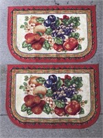 Pair of Apple Accent Rugs