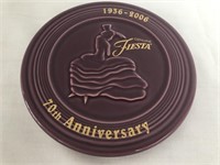 70th Anniversary Purple Fiesta Plate