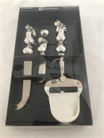 3 pc. Cheese Serving Set - Stainless Steel