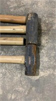 (qty - 4) Assorted Jackson Sledge Hammers-