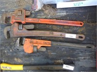 (3) 22" pipe wrenches