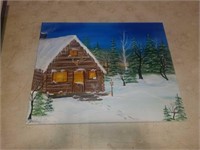 Cabin Painting