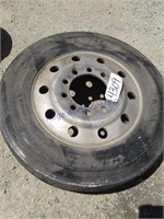 1- 285/75R24.5 tire & rim