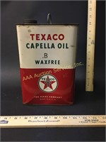 Full Texaco Capella Oil B Waxfree Can