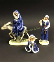 3 Goebel Porcelain Robson Nativity Figurines