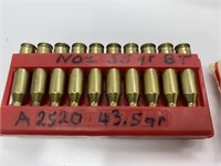 120 rounds, .243 reloads, 55 to 100gr.