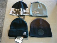 4 Harley stocking caps, New with tags, retail