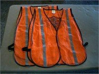 2 Harley mesh safety vests