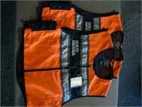 2 Harley safety vests, size L