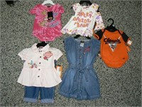 5 Harley little girl outfits: size 0-3M, 3-6M,