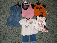 5 Harley little girl outfits: size 3-6M, 12M,