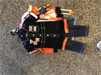 6 Child-size Harley outfits: size 12M, 24M, 24M,