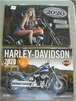 Two 2020 Harley calendars