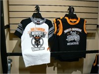 5 youth size Harley shirts: size 8-10, 8-10,