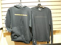 Sz S men's Harley sweatshirt and knit long-sleeve