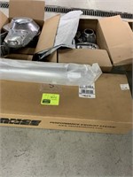 MOTORCYCLE PARTS, MUFFLERS, SHAFT COVERS, ETC
