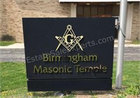 Birmingham Masonic Lodge Front Sign
