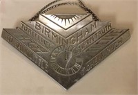 Vintage Birmingham High Twelve Metal  Plaque