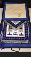 Vintage Masonic Aprons W/ Case