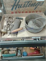 Antique sifter and grater