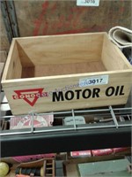 motor oil wood box