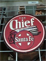 The Chief sign 9" X 9"